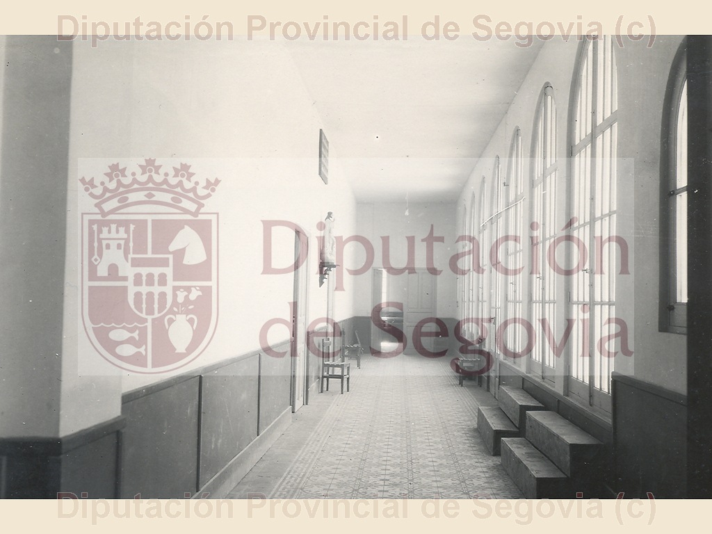 659	Escuela Graduada de Niños, Interior, en Cuéllar