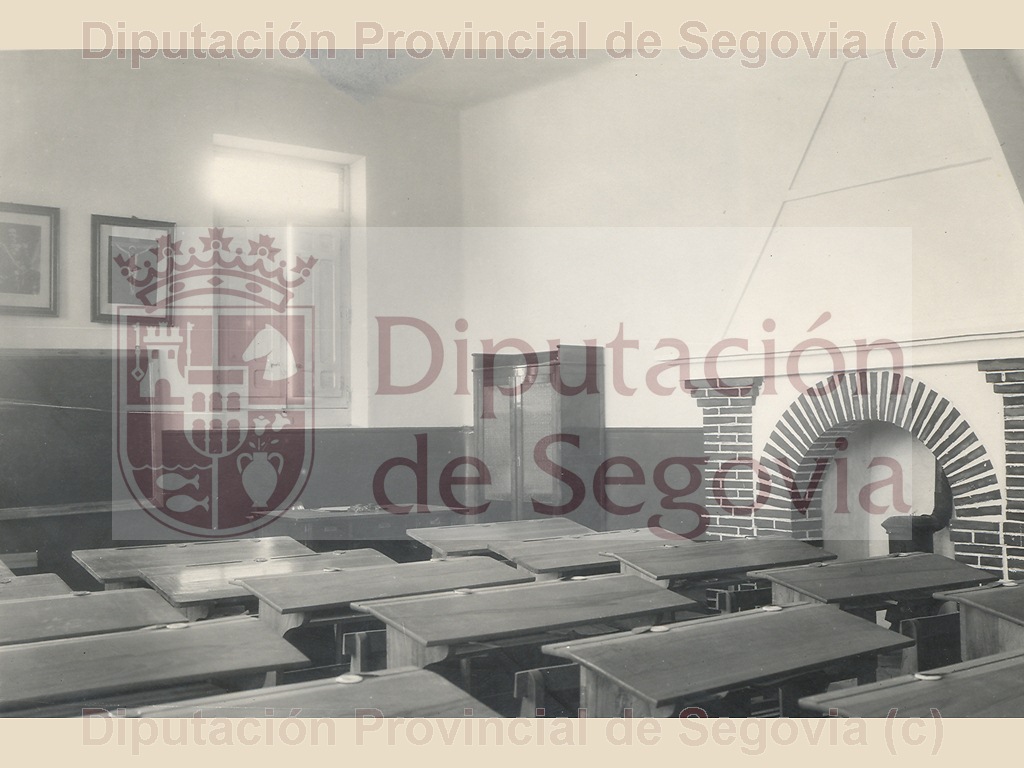 676	Escuela de Niños, Interior, en San Cristóbal de Cuéllar